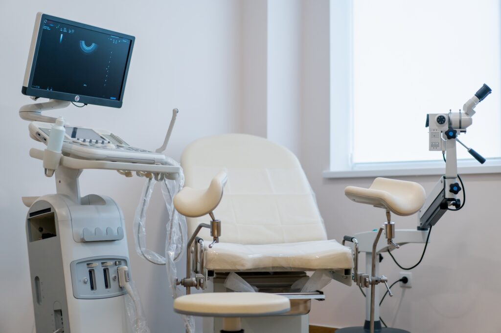 gynecological office clinic gynecological chair equipment medicine hospital women's consultation